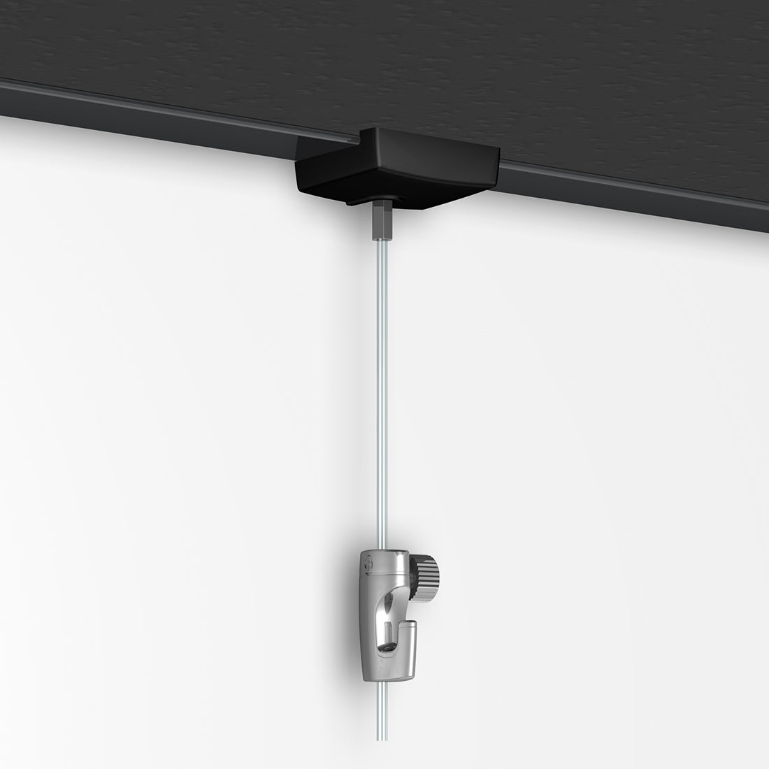 Ceilinghanger zwart systeemplafond