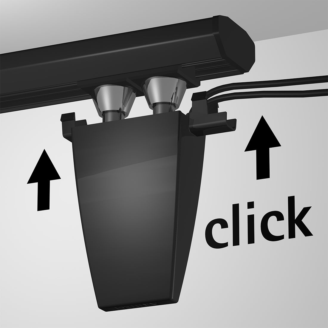 Display It LED Rail Afdekkap