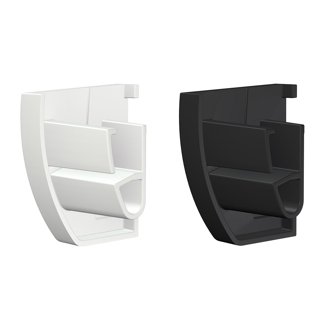 Eindkap zwart en wit up rail