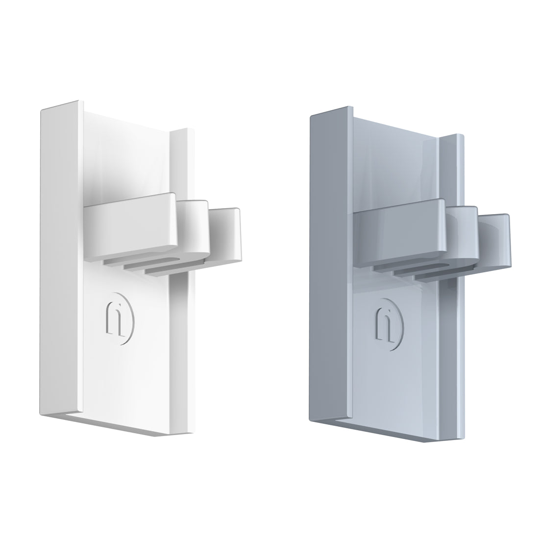 Eindkap voor R20 Rail wit en grijs