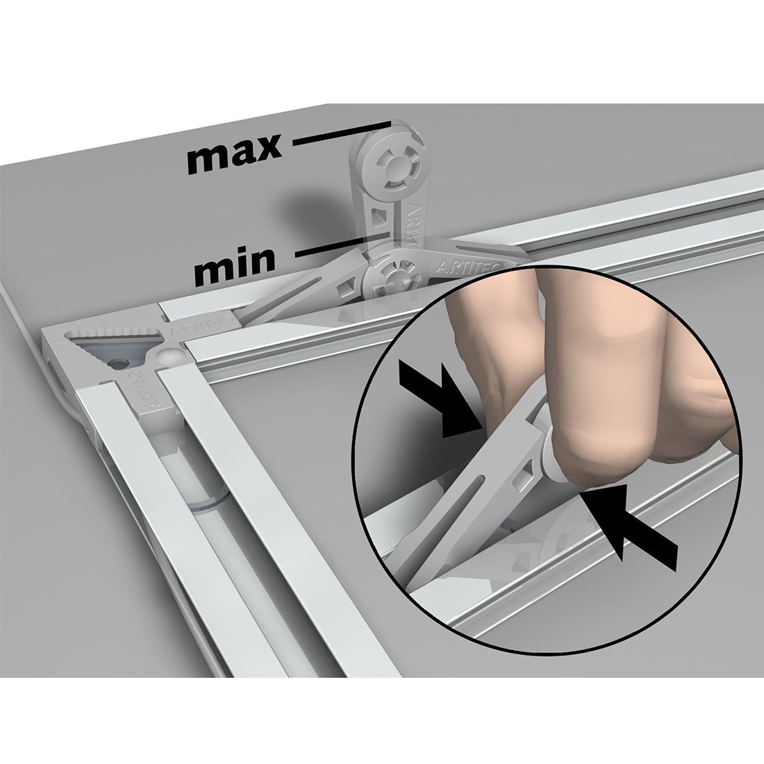 Back Frame Flex Bumper maximale stel hoogte