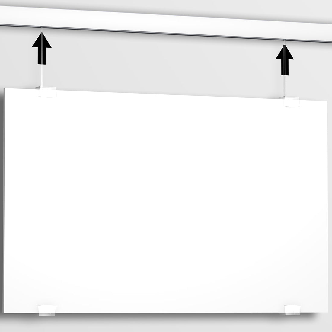 H300 gebruiken om paneel op te hangen aan ophangsysteem