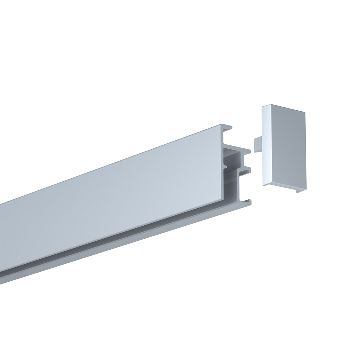 R20 rail zilver close up