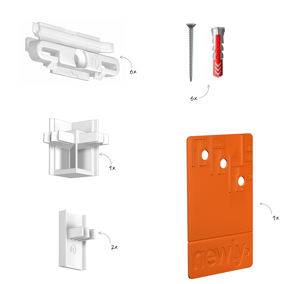 Installation Set R20 Rail