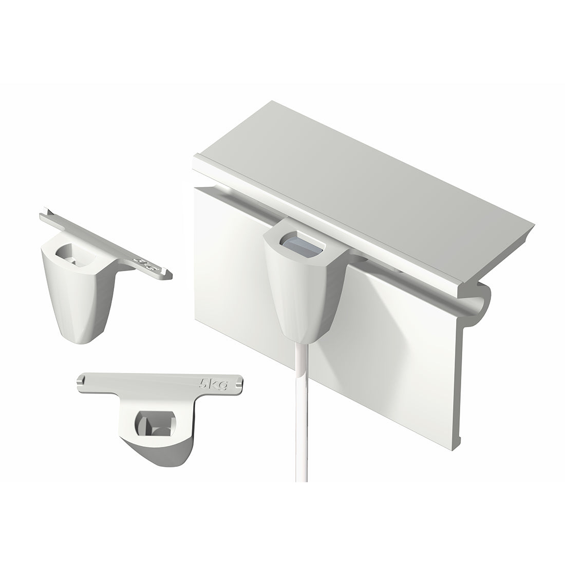 Partition wall hook Systemflex Interselect