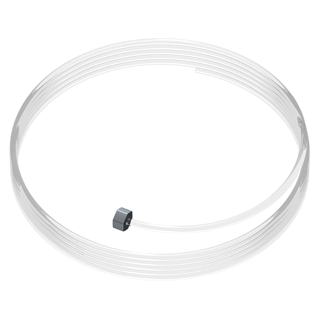 glijder economy ophangdraad perlon 2 mm opgerold