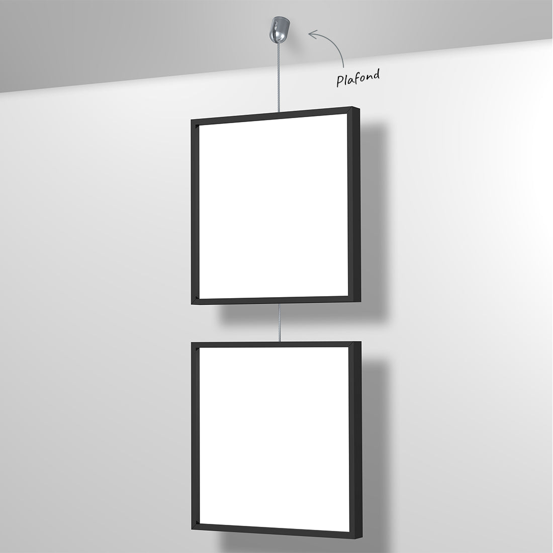 Solohanger aan plafond hangen