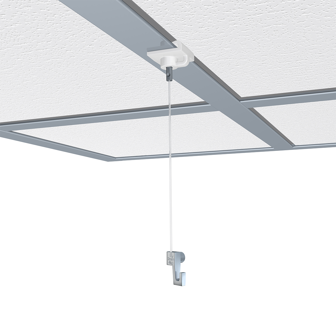 Clip de techo empotrado plástico