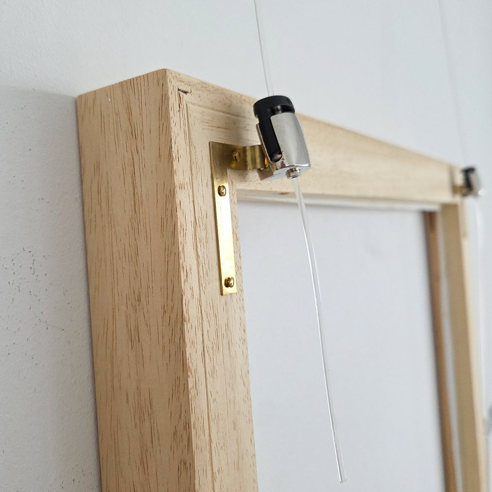 Newly Ophanghaak H100 20 kg achteraanzicht haken aan lijst