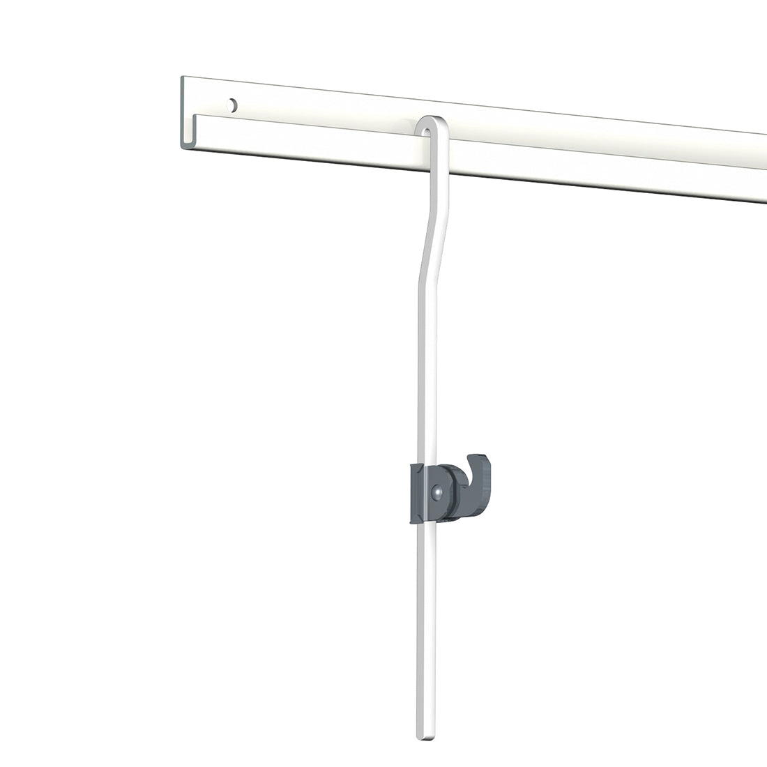 S-knik stang 4x4 aan classic rail + hangen