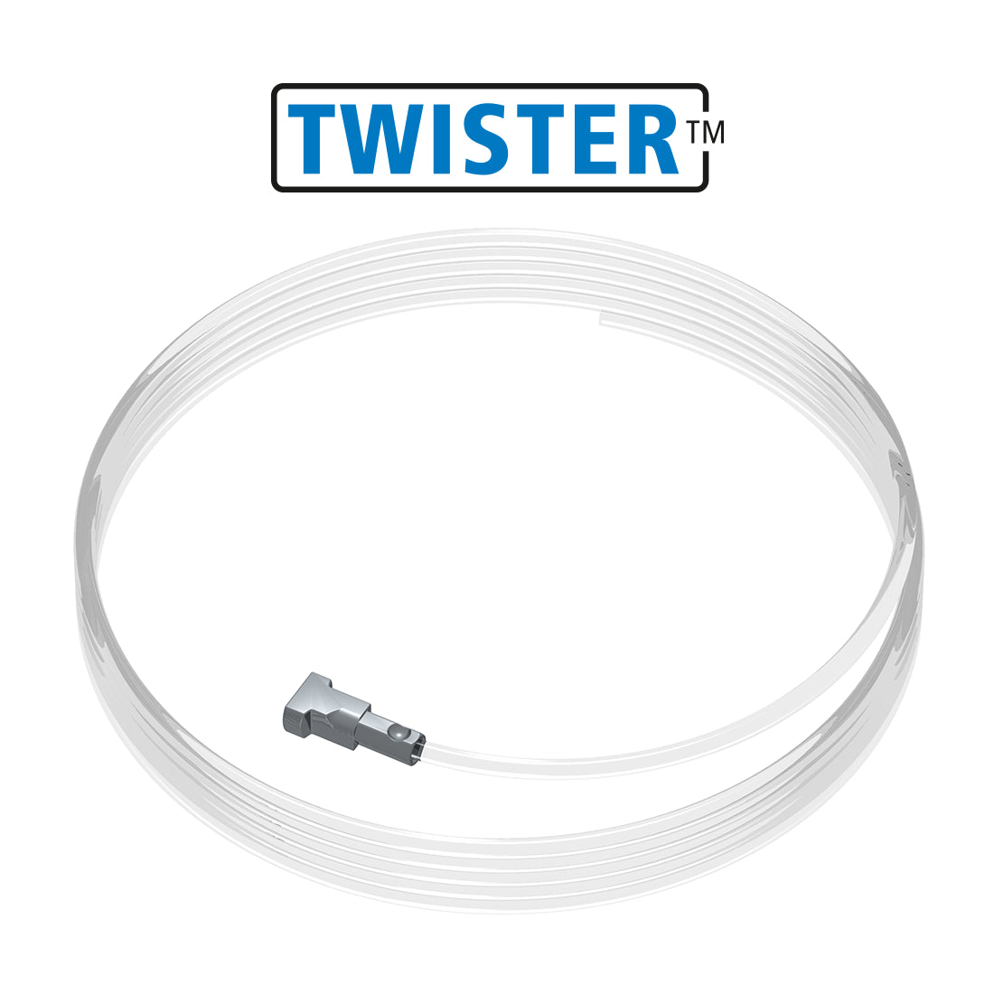 Artiteq twister ophangdraad perlon opgerold