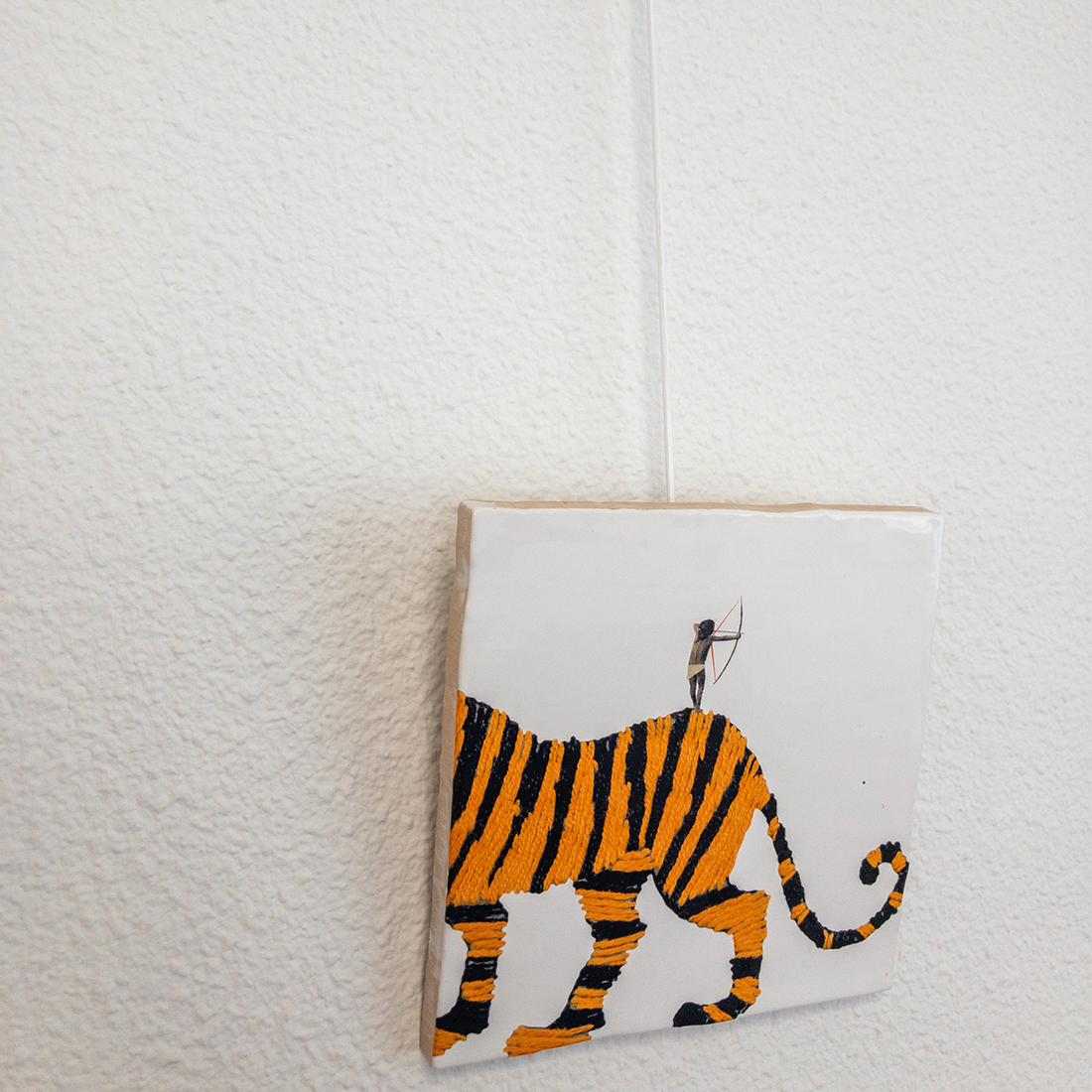 Twister Stang tegeltje ophangen