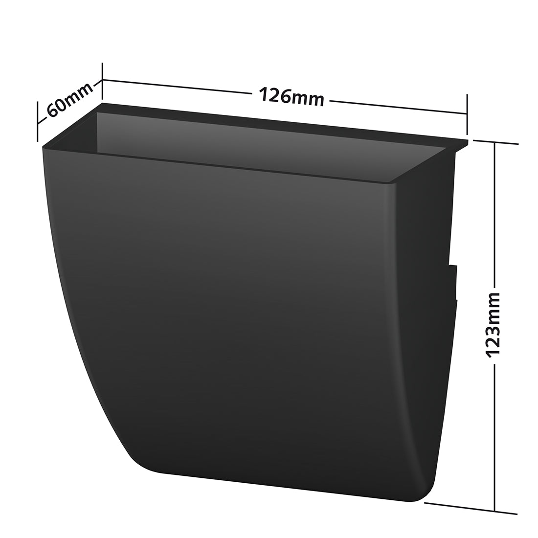 Illustratie Storage clip zwart