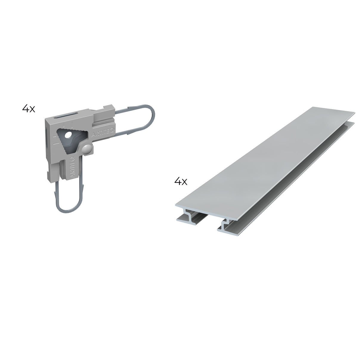 Artiteq back frame set inhoud