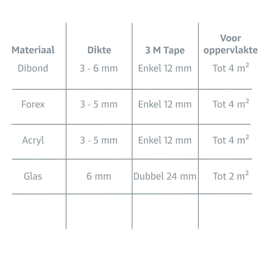 tabel back frame hanging system