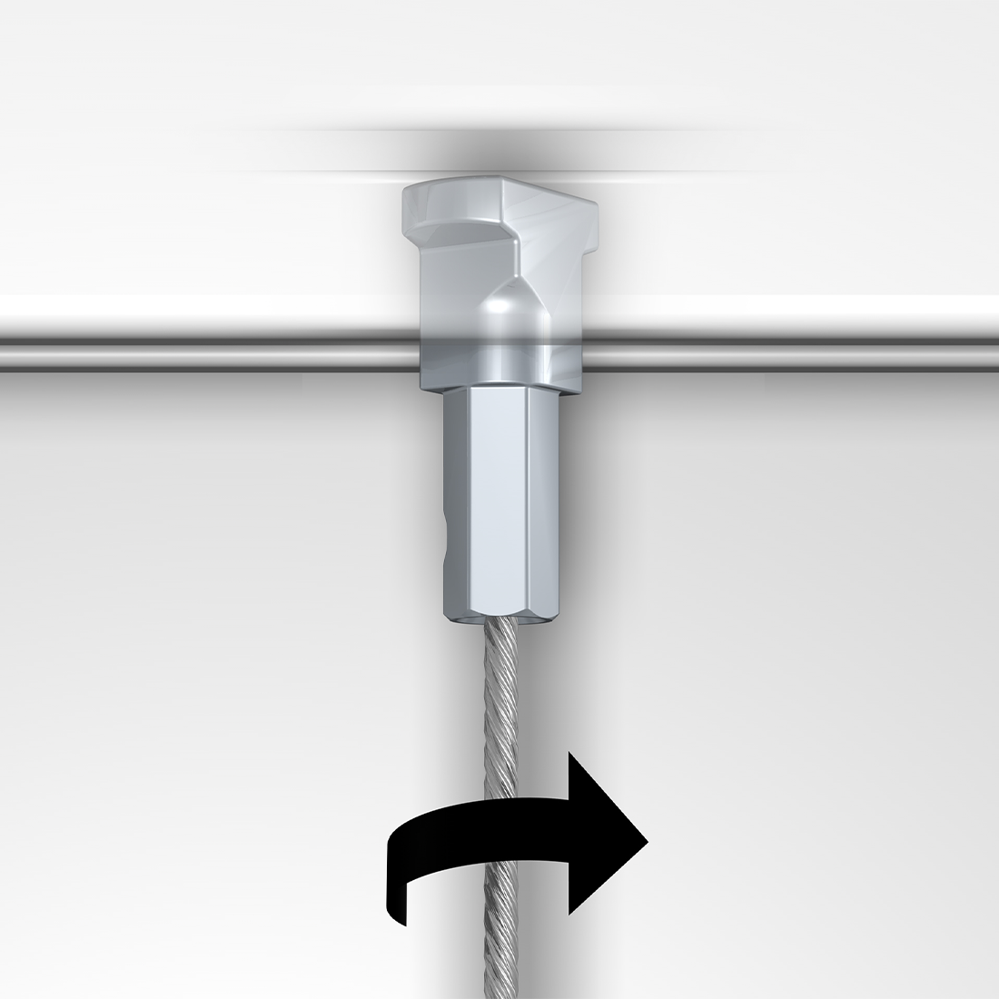 NL Twister ophangdraad staaldraad twist&turn