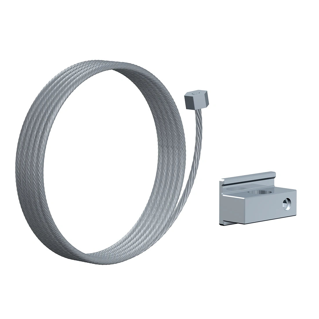 NL Set Slider Double Wall Track RVS 1,2 mm