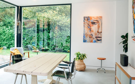 Dibond panelen ophangen