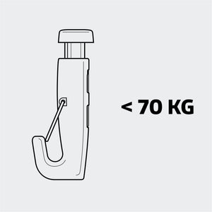 Haken extra zwaar ≤  70 kg