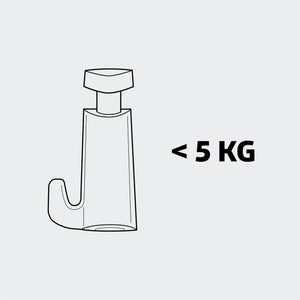 Haken licht ≤  5 kg