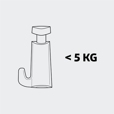Haken licht ≤  5 kg