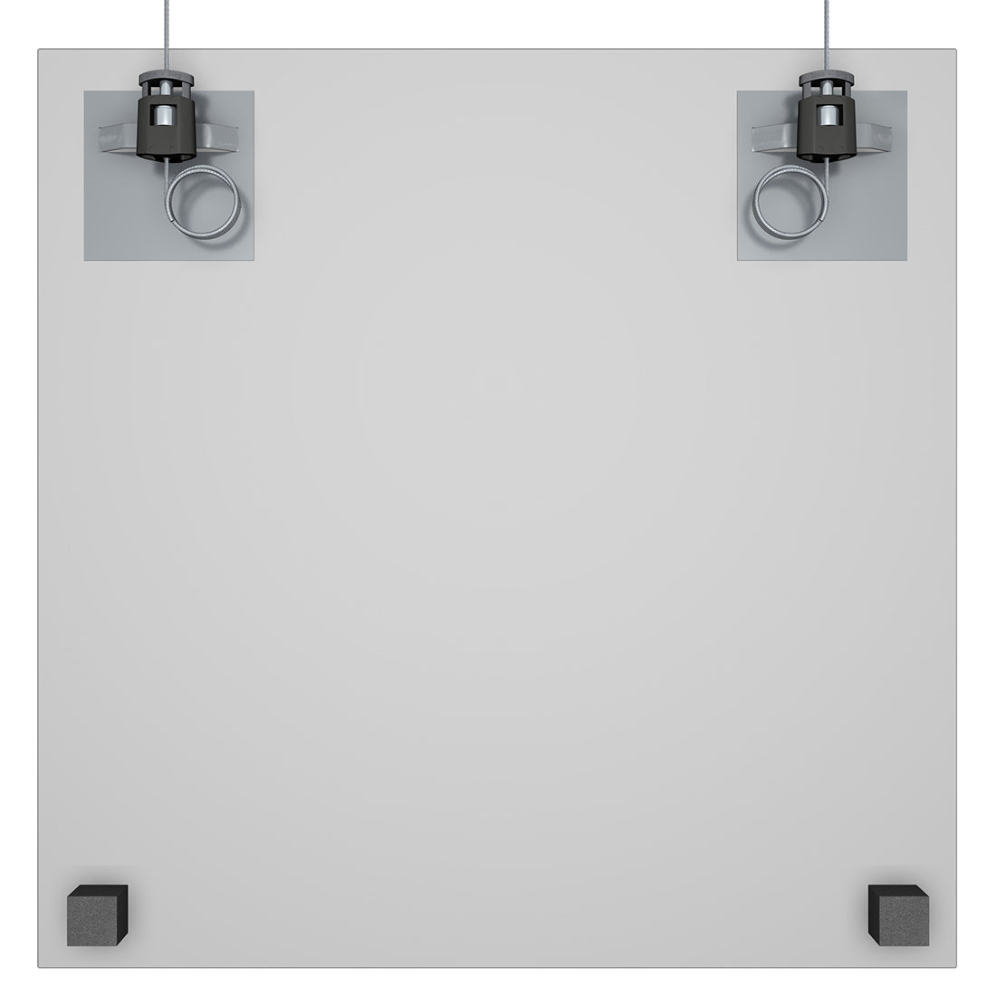 Afstandhouders zacht foam op paneel