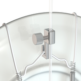 bordhanger, ophangen aan ophanghaak