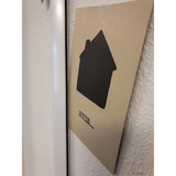 Close up kaart in zijkant Card Rail gestoken