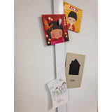 Huiselijke sfeer kleurrijke kaartjes aan Card Rail