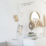 Card Rail aan muur met kaarten 