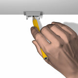 R40 Rail Click & Connect clip boormal, boorgat aftekenen