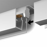 R40 Rail Click & Connect clip rail koppelen