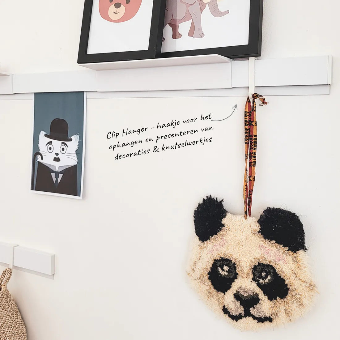 Haakje aan Info Rail voor accessoires