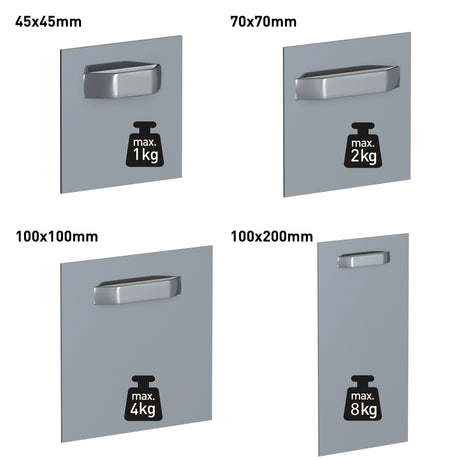 Dibond Hanger maten en gewicht 