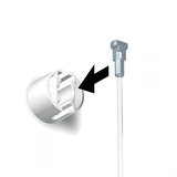 Montage twister ophangdraad in dop Display It Solo