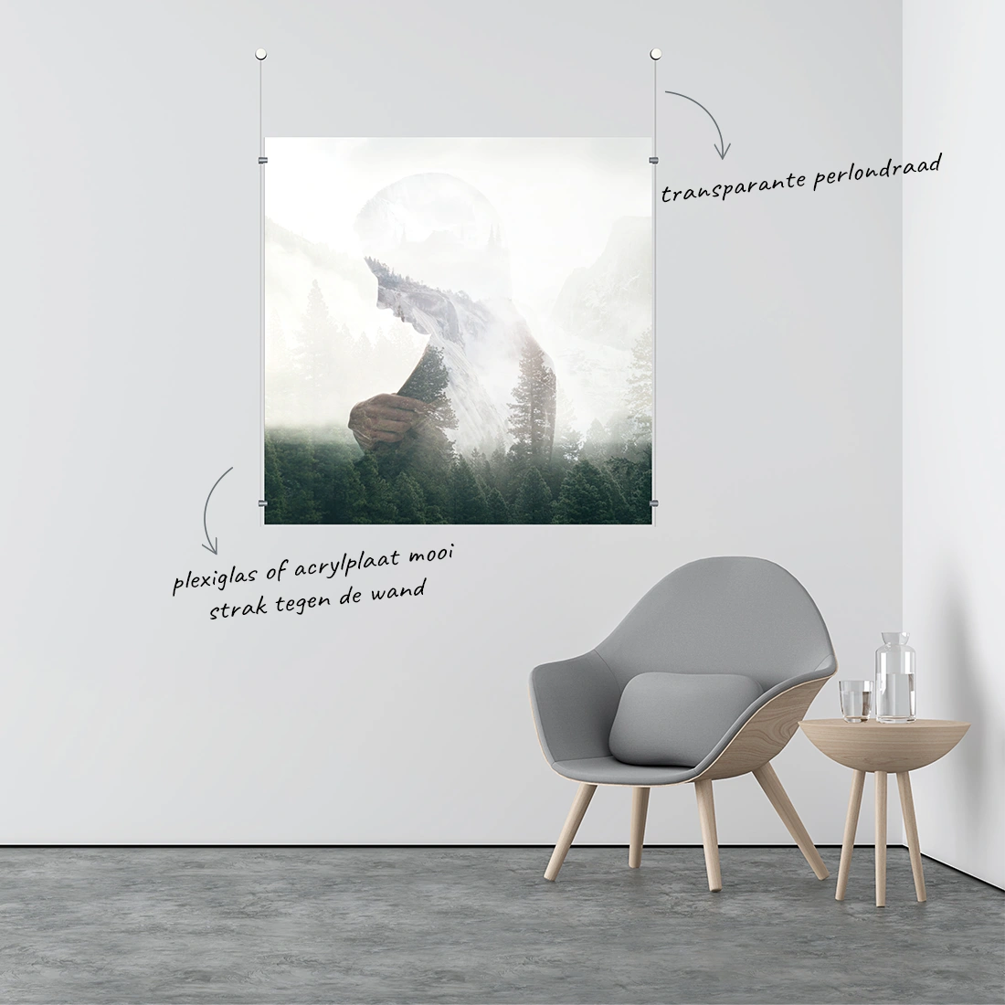 Display It Solo set voor plexiglas