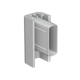 eindkap click rail grijs