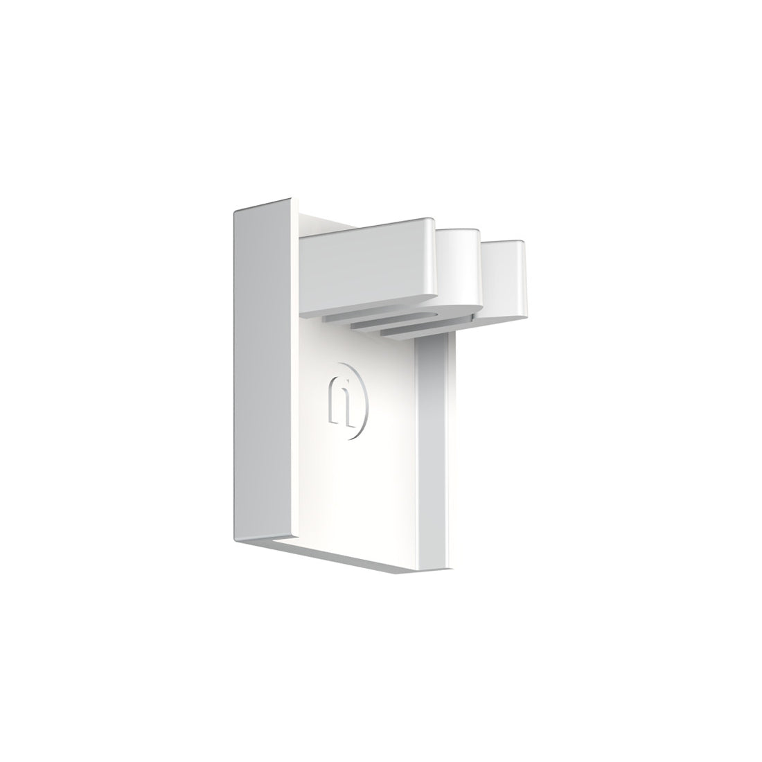 Eindkap voor R10 rail wit