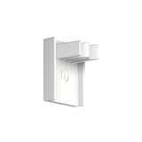 Eindkap voor R10 rail wit