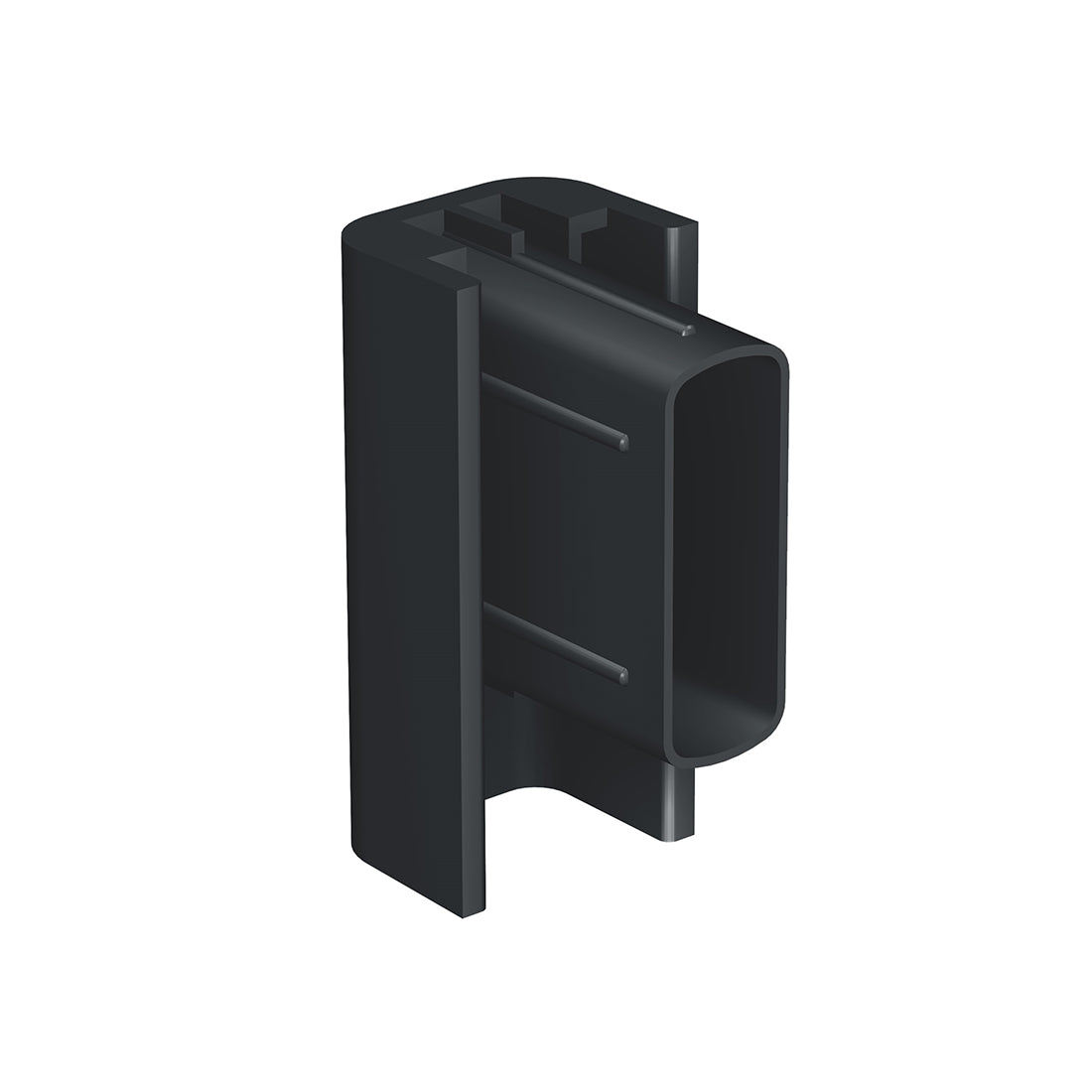 eindkap click rail zwart