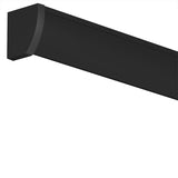 Eindkap op up rail monteren zwart