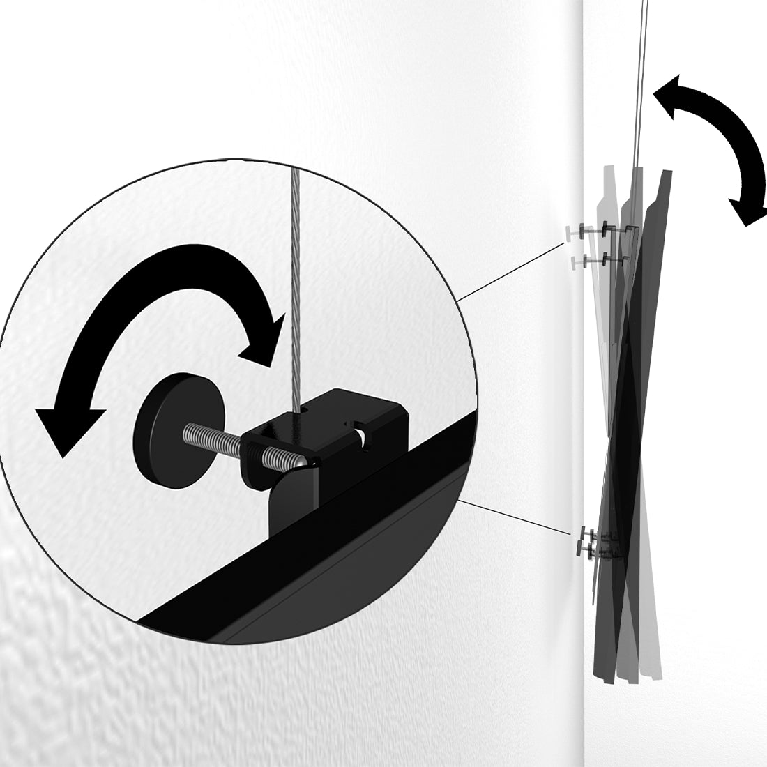 USP het tilten van tv scherm voorkomen