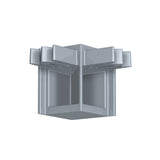 Hoekverbinder R10 rail grijs