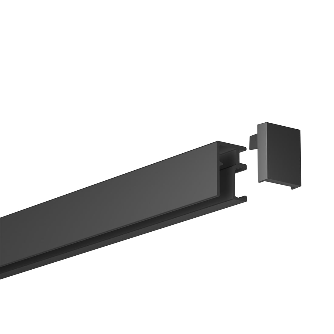 R10 zwart rail close up