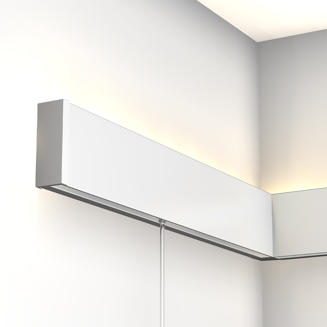 R35 Rail LED met verlichting aan