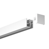 Eindkap op R40 rail monteren