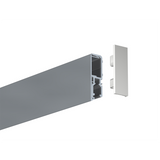 eindkap R70 Rail op grijze rail plaatsen