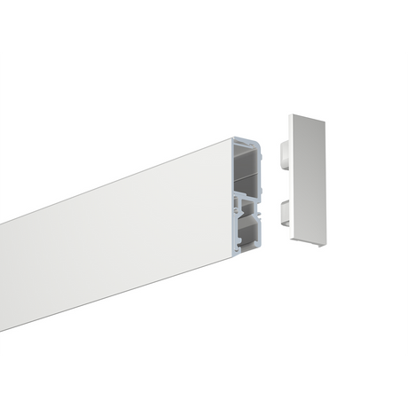 eindkap R70 Rail op rail plaatsen