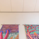 Posters opgehangen aan muur met Poster Snap