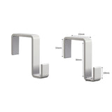 Afmeting scheidingswandhaak 31 mm